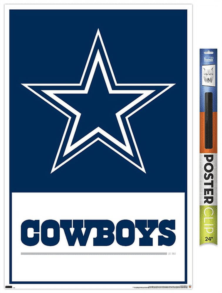 NFL Dallas Cowboys- Logo 21 Wall Poster, 22.375" x 34"