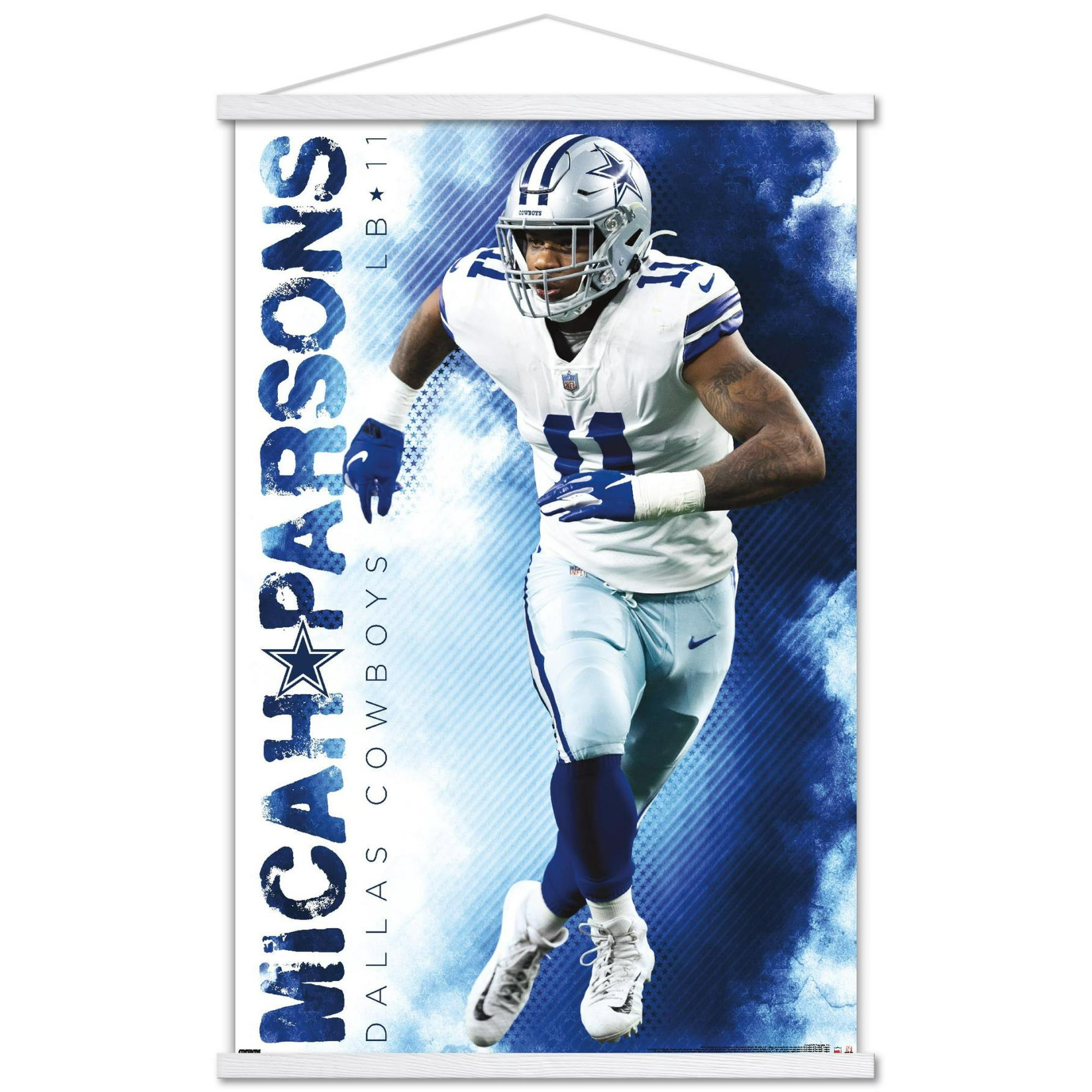 NFL Dallas Cowboys - Micah Parsons 22 Wall Poster with Magnetic Frame,  22.375' x 34' 