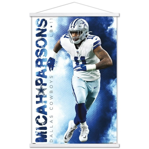 NFL Dallas Cowboys - Micah Parsons 22 Wall Poster with Magnetic Frame, 22.375" x 34"