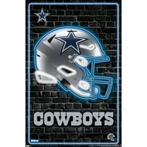 NFL Dallas Cowboys - Neon Helmet 23 Wall Poster, 22.375" x 34"