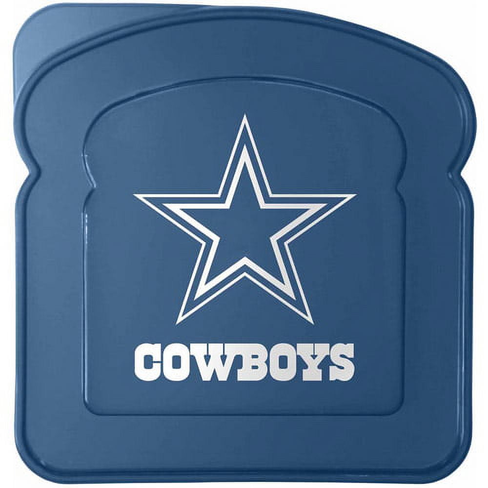 NFL Dallas Cowboys Sandwich Container Set, 4pk