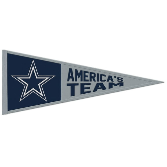 NFL Dallas Cowboys Slogan 13" x 32" Wool Pennant