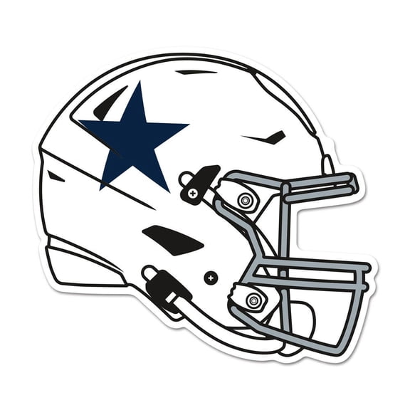 NFL Dallas Cowboys Team 14" Helmet Wood Sign
