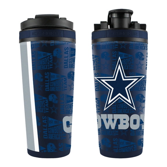 NFL Dallas Cowboys Team 26oz 4D Ice Shaker