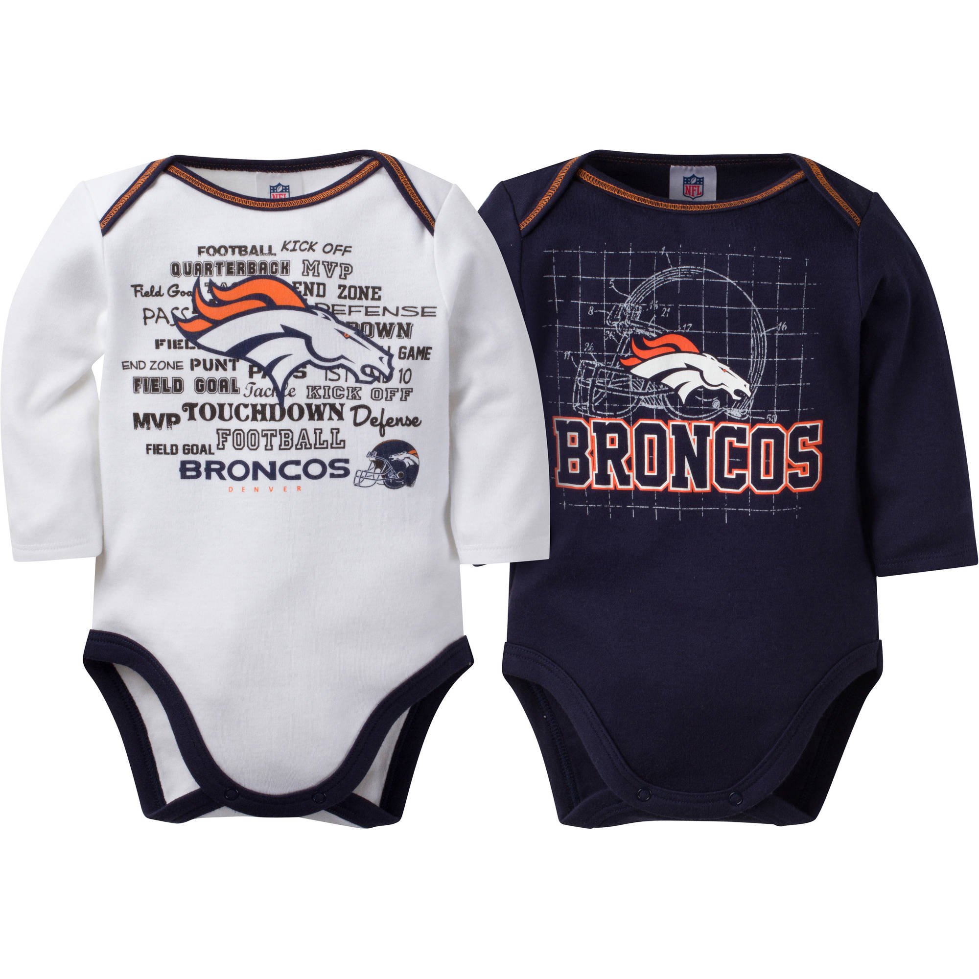 NFL Denver Broncos Printed Bodysuit Newborn 0-3 months