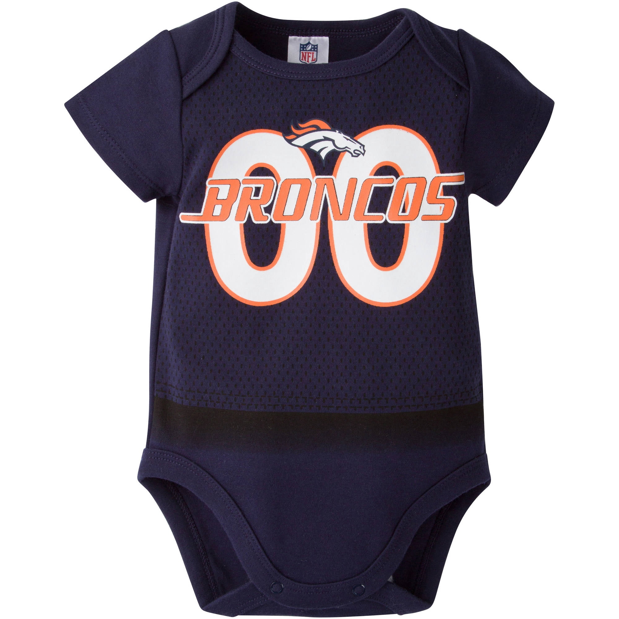 NFL Baby Boys Denver Broncos Jersey Bodysuit - 3-6mo