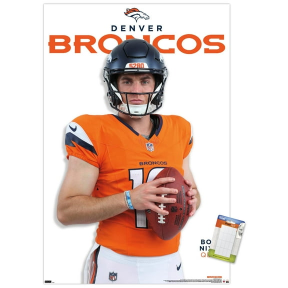 NFL Denver Broncos - Bo Nix Feature Series 24 Wall Poster, 22.375" x 34"