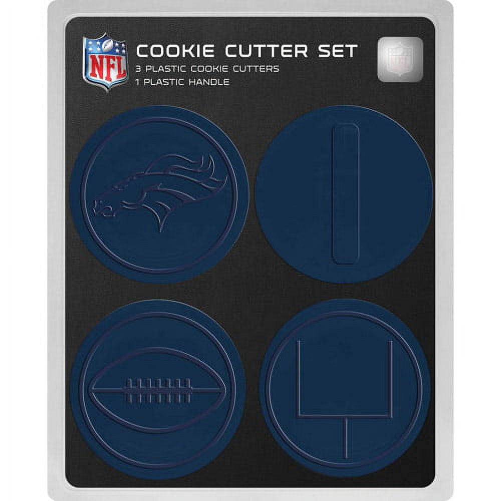 NFL Denver Broncos Cookie Cutter Set