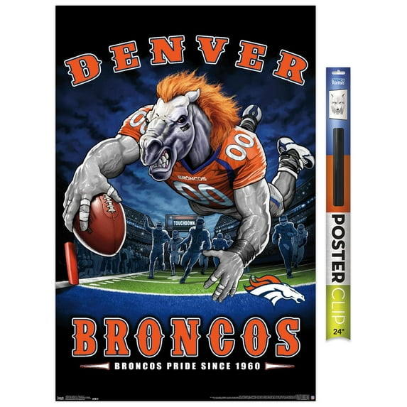 NFL Denver Broncos - End Zone 17 Wall Poster, 22.375" x 34"