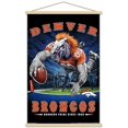 thumbnail image 1 of NFL Denver Broncos - End Zone 17 Wall Poster with Wooden Magnetic Frame, 22.375" x 34", 1 of 5