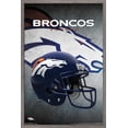 thumbnail image 1 of NFL Denver Broncos - Helmet 16 Wall Poster, 22.375" x 34", Framed, 1 of 5