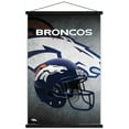 thumbnail image 1 of NFL Denver Broncos - Helmet 16 Wall Poster with Magnetic Frame, 22.375" x 34", 1 of 5