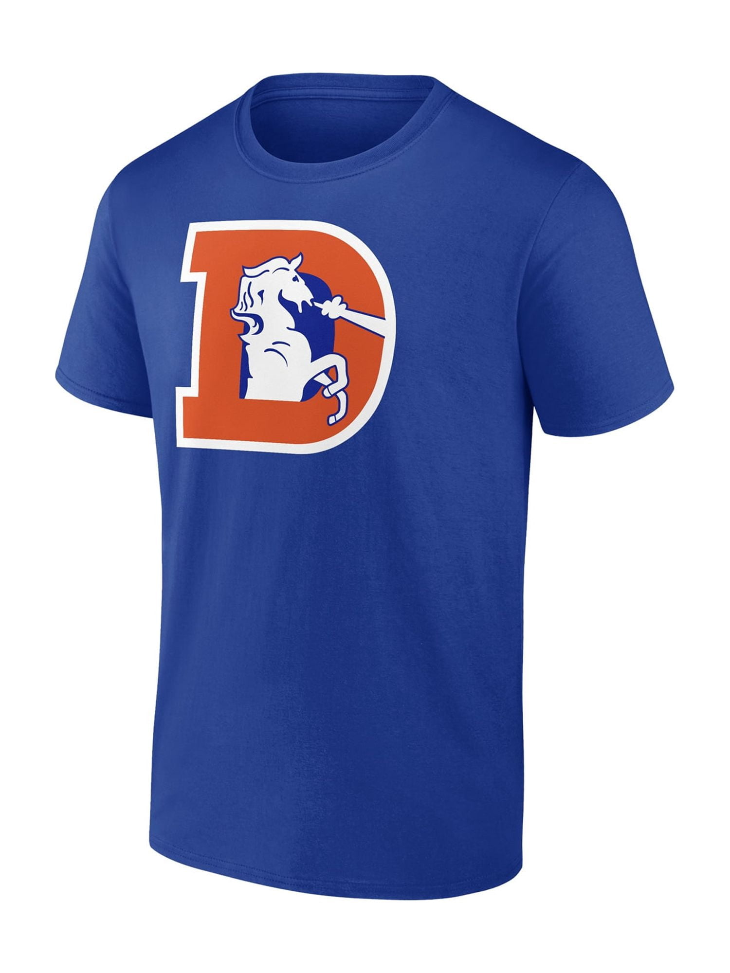 NFL Denver Broncos Men's Cotton Blue Short Sleeve T-Shirt