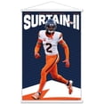 thumbnail image 1 of NFL Denver Broncos - Pat Surtain II 25 Wall Poster with Magnetic Frame, 22.375" x 34", 1 of 5