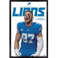 thumbnail image 1 of NFL Detroit Lions - Aidan Hutchinson Feature Series 25 Wall Poster, 14.725" x 22.375" Framed, 1 of 5