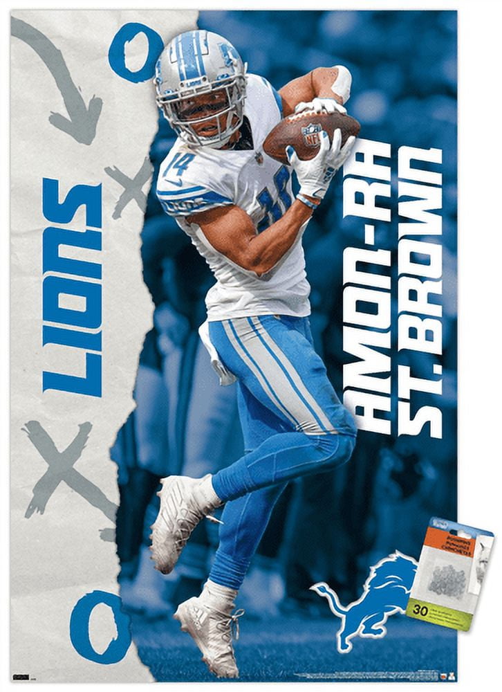 Pin by Dan White on Detroit lions  Detroit lions football, Nfl football  art, Lions football