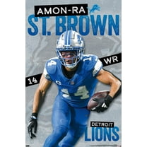 NFL Detroit Lions - Amon-Ra St. Brown 24 Wall Poster, 22.375" x 34"