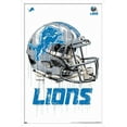 thumbnail image 1 of NFL Detroit Lions - Drip Helmet 20 Wall Poster, 14.725" x 22.375", Framed, 1 of 3