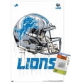 thumbnail image 1 of NFL Detroit Lions - Drip Helmet 20 Wall Poster with Push Pins, 14.725" x 22.375", 1 of 6
