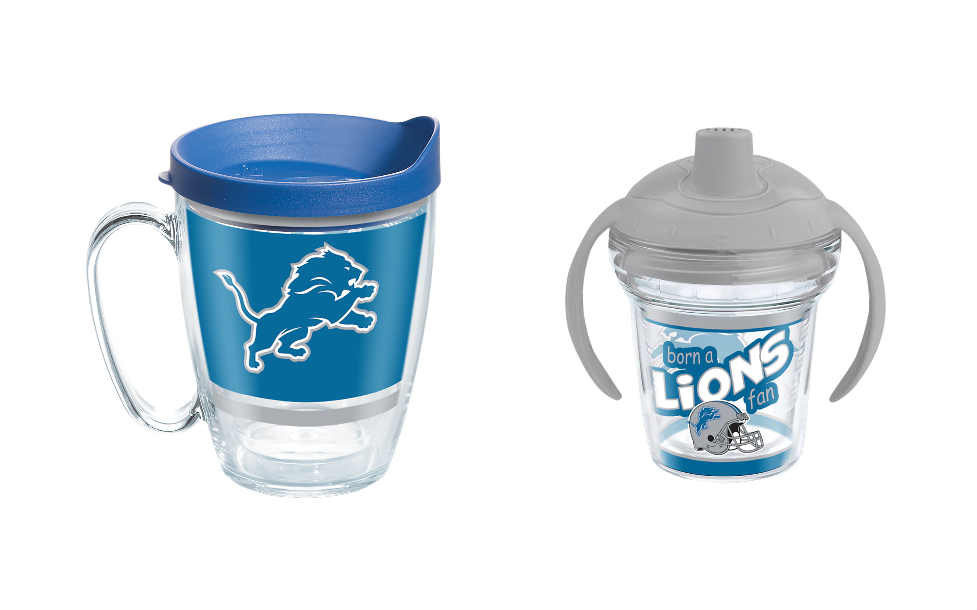 VTG 1976 NFL Team Detroit Lions Plastic Thermo Serv Logo Coffee Cup Mug  Stein