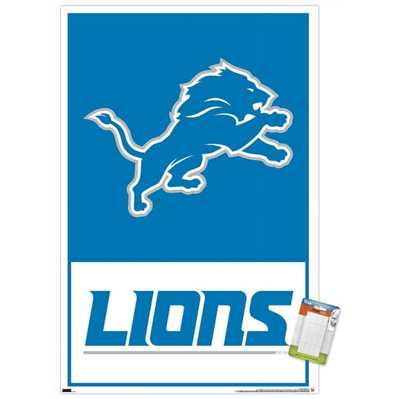 NFL Detroit Lions - Logo 21 Wall Poster, 22.375" x 34"