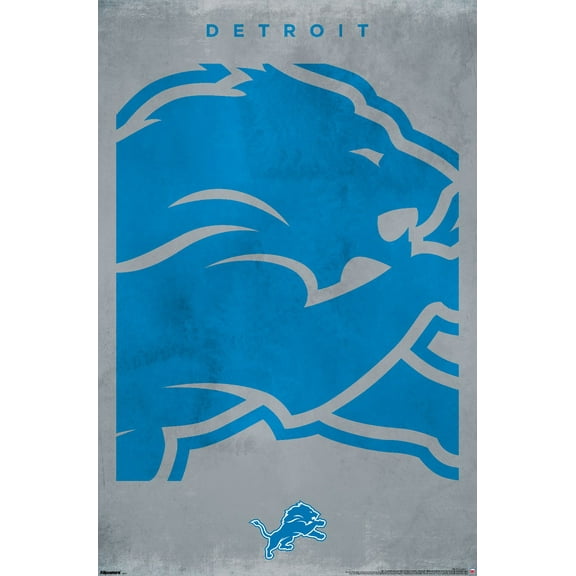 NFL Detroit Lions - Logo 25 Wall Poster, 22.375" x 34"