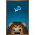 thumbnail image 1 of NFL Detroit Lions - S. Preston Mascot Roary 20 Wall Poster, 22.375" x 34", Framed, 1 of 3