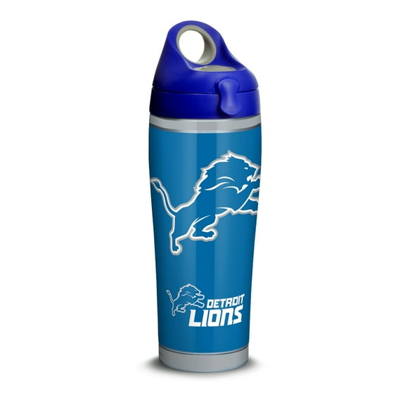 NFL Detroit Lions Touchdown 24 oz Stainless Steel Water Bottle with lid