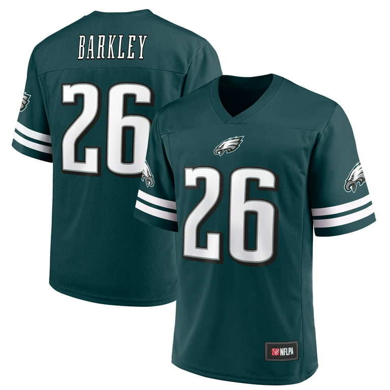 NFL EAGLES Men s Primary Color Short Sleeve V Neck Jersey Name Number S Barkley Walmart