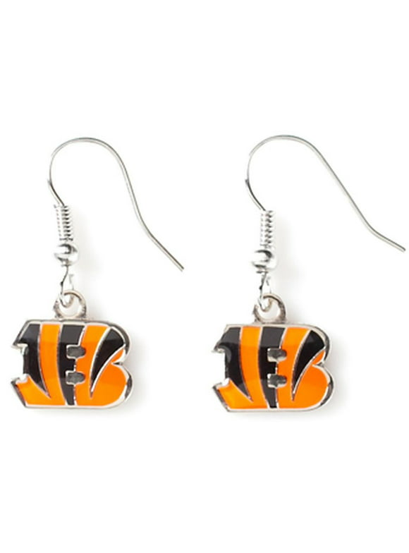 NFL Earrings Dangle Charm Team Logo PICK YOUR TEAM w/Gift Box