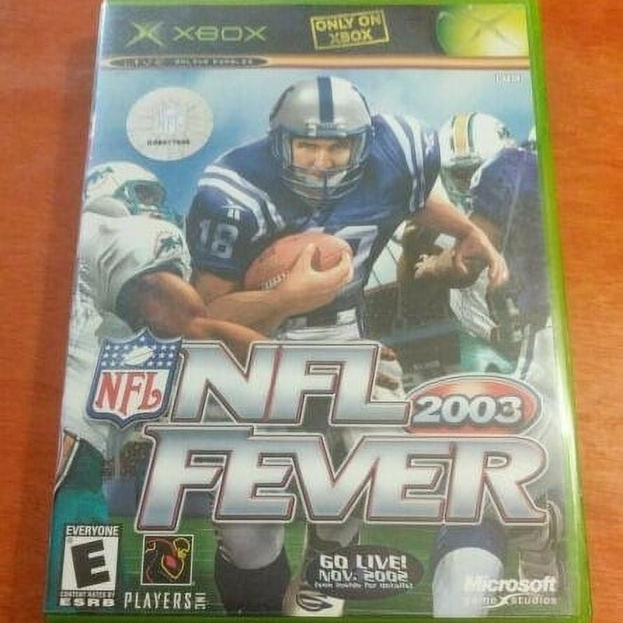 NFL Fever 2003 Microsoft XBOX Game Studios Dolby Digital Football Everyone - Good