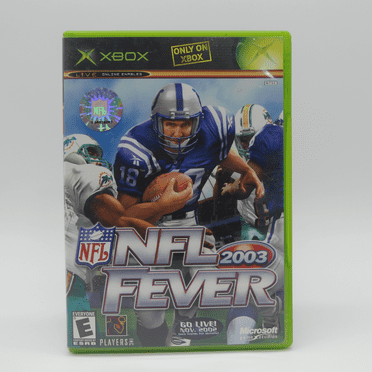 Pre-Owned NFL Fever 2003 Microsoft XBOX Game Studios Dolby Digital Football Everyone -new