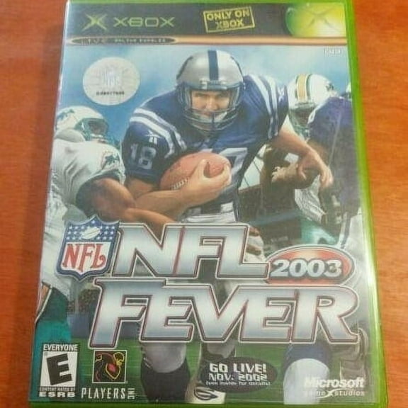 Pre-Owned NFL Fever 2003 Microsoft XBOX Game Studios Dolby Digital Football Everyone -new