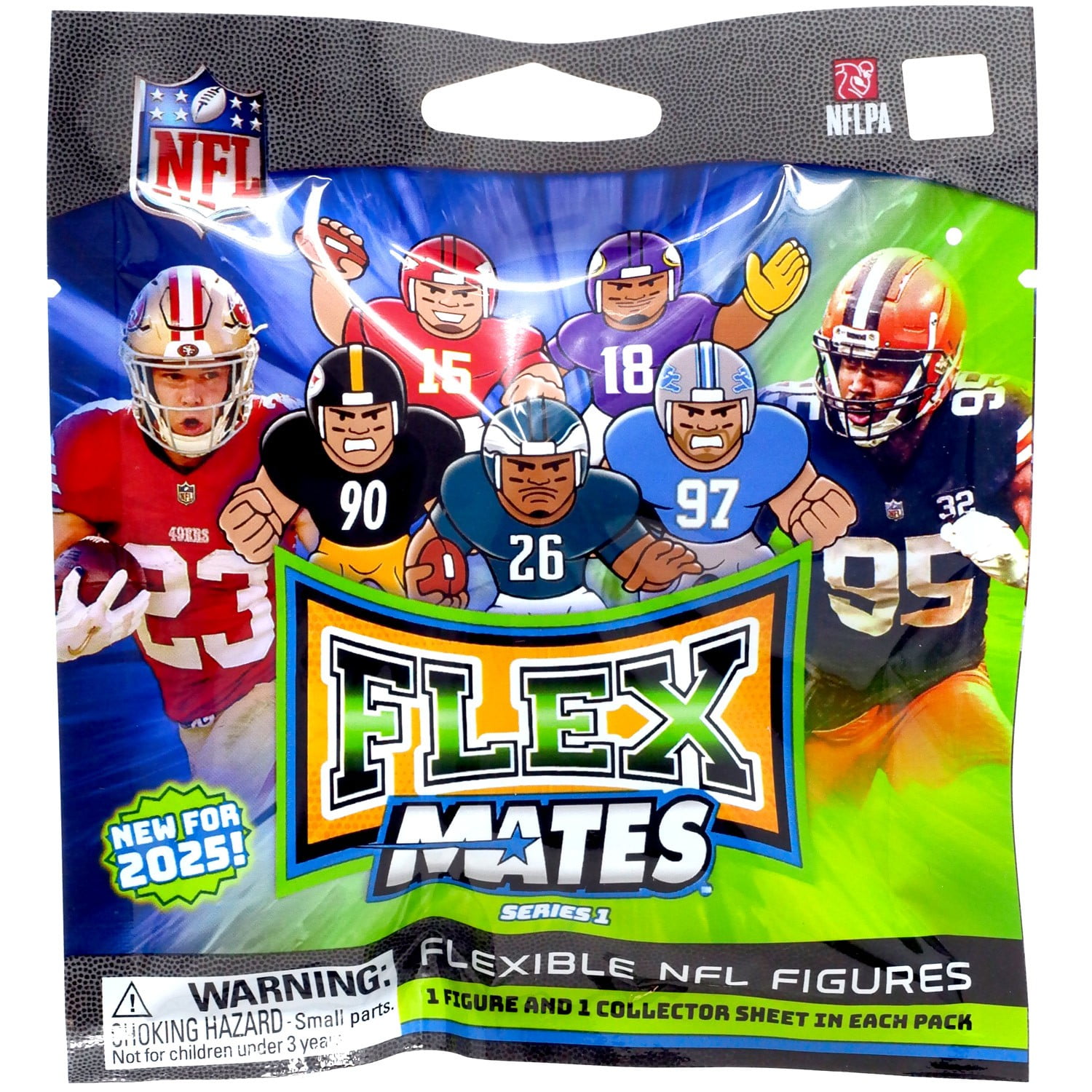 NFL FlexMates Series 1 Football Mystery Pack - Walmart.com
