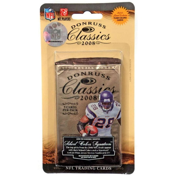 NFL Football 2008 Donruss Classic Trading Card Pack