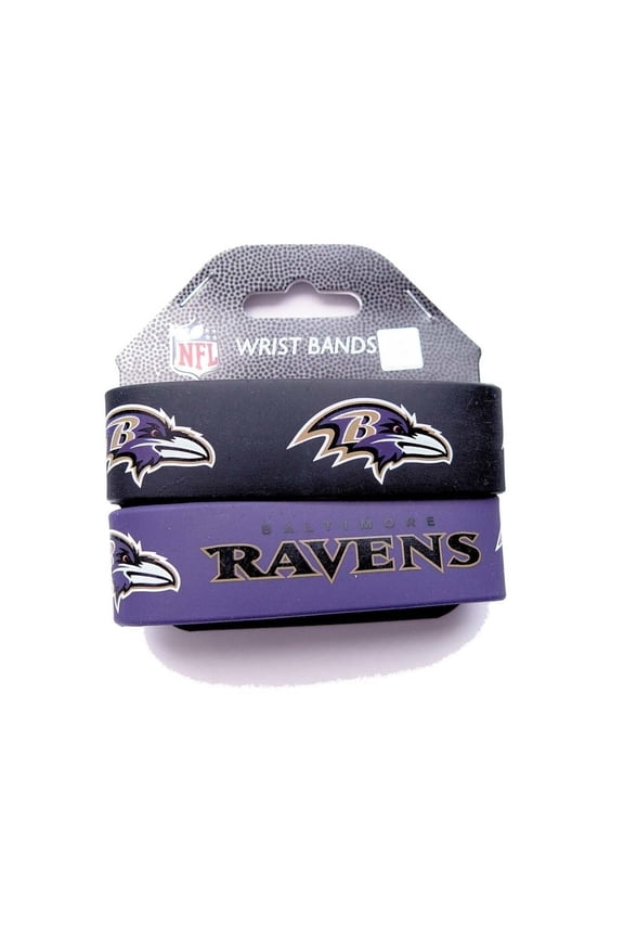 NFL Football Silicone Rubber Wrist Band Two Bracelets Choose Your Team