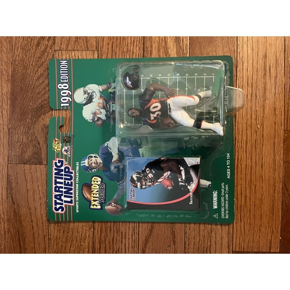 NFL Football Starting Lineup (1998) Terrell Davis Kenner Figure