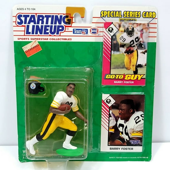 NFL Football Starting Lineup Barry Foster Kenner Action Figure