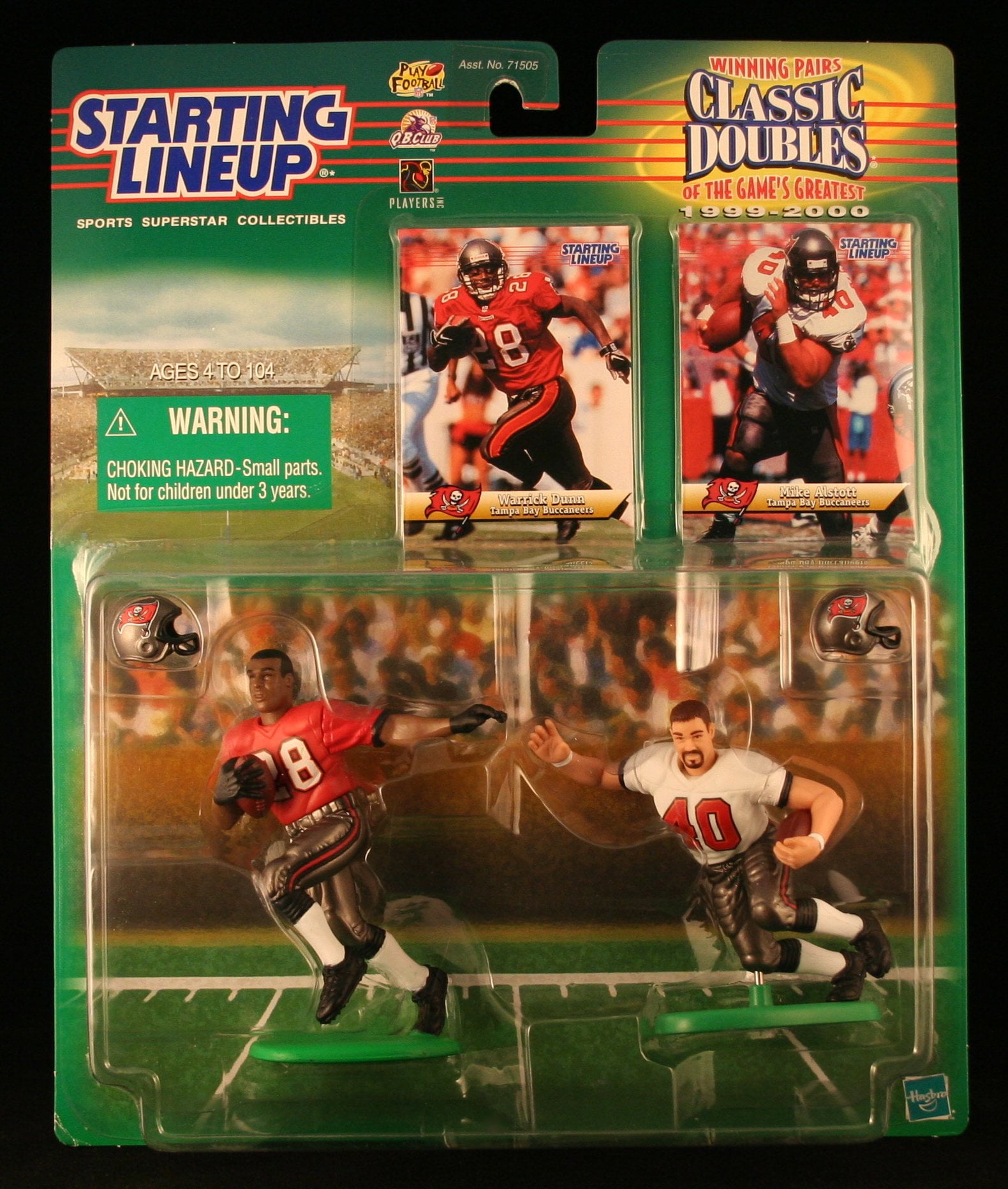 NFL Football Starting Lineup Classic Doubles Figure Set Warrick Dunn