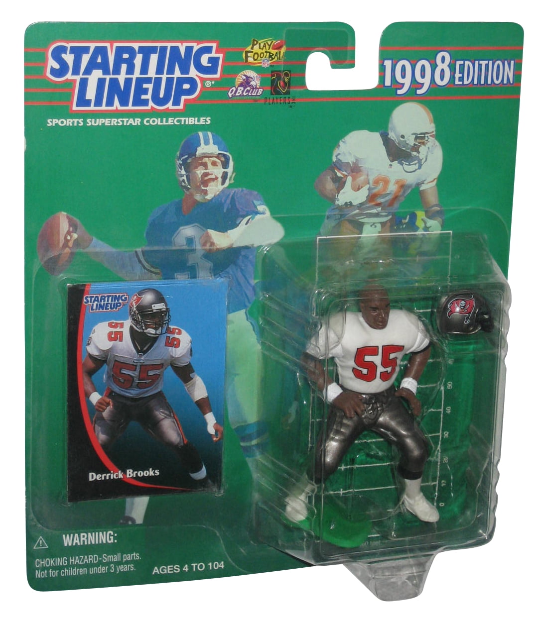 NFL Football Starting Lineup Derrick Brooks (1998) Kenner Figure