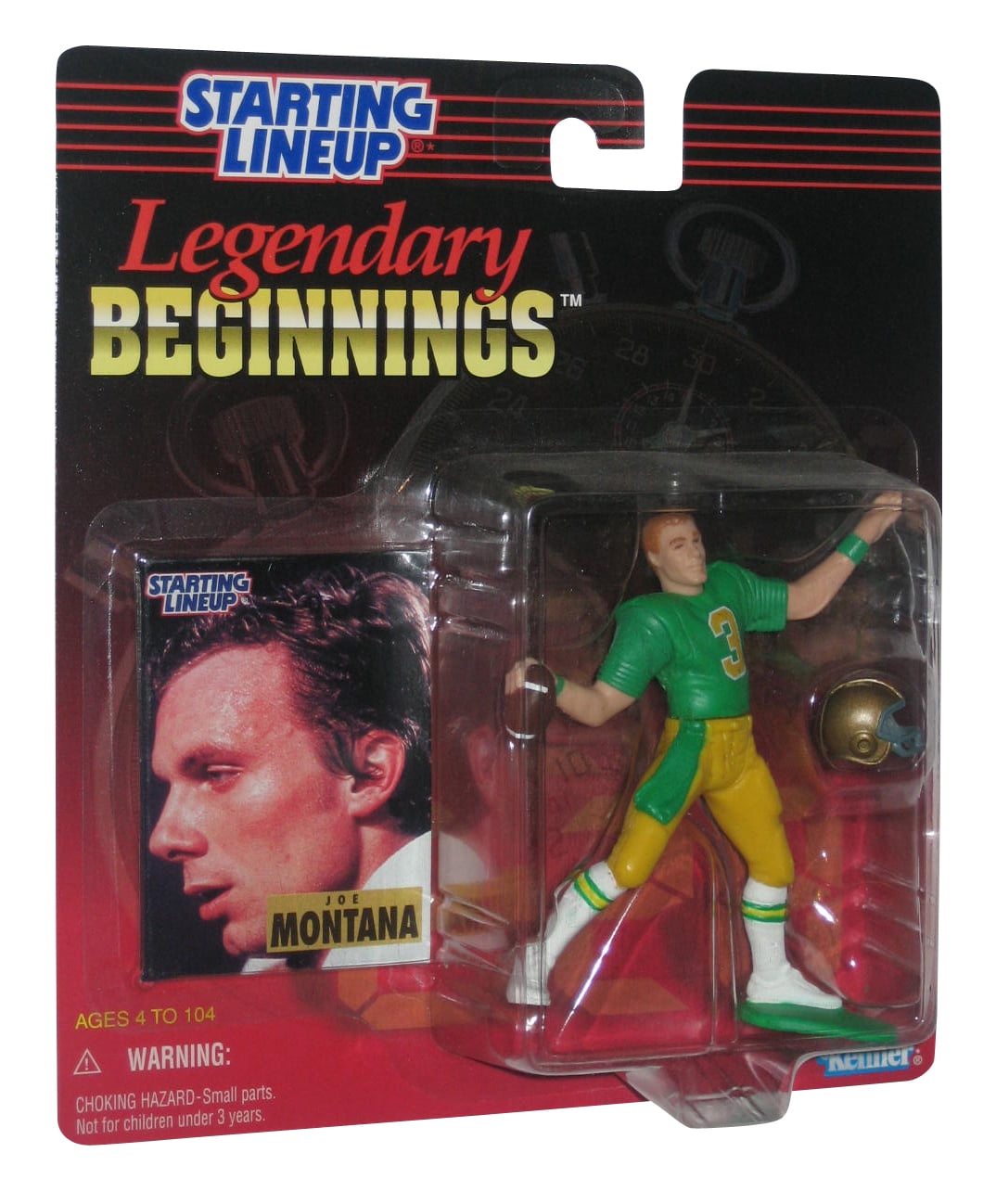 NFL Football Starting Lineup Legendary Beginnings Joe Montana 