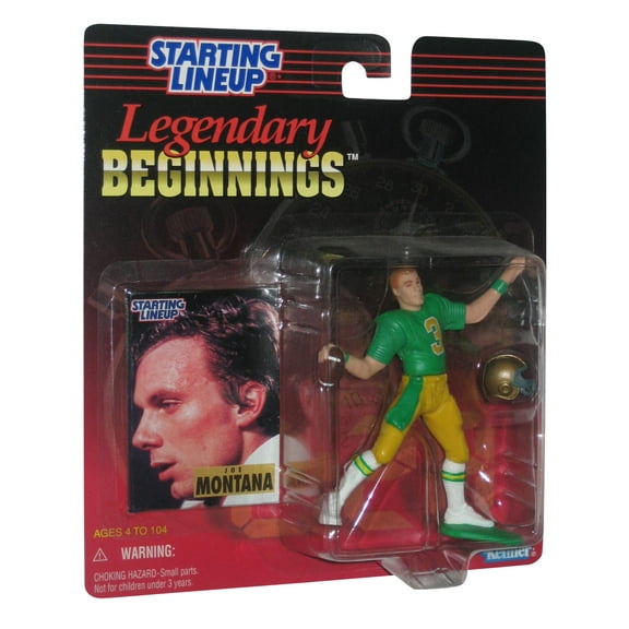 NFL Football Starting Lineup Legendary Beginnings Joe Montana Figure