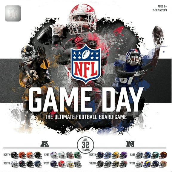 NFL Game Day: The Ultimate Football Board Game – Officially Licensed with All 32 Teams, Ages 9+, 2-4 Players, Fun for Family Game Night or Parties