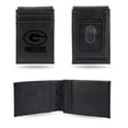 thumbnail image 1 of Packers Laser Engraved Black Front Pocket Wallet, 1 of 1