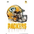 thumbnail image 1 of NFL Green Bay Packers - Drip Helmet 20 Wall Poster, 14.725" x 22.375", 1 of 3