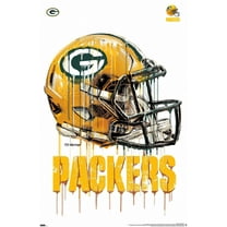 NFL Green Bay Packers - Drip Helmet 20 Wall Poster, 22.375" x 34"