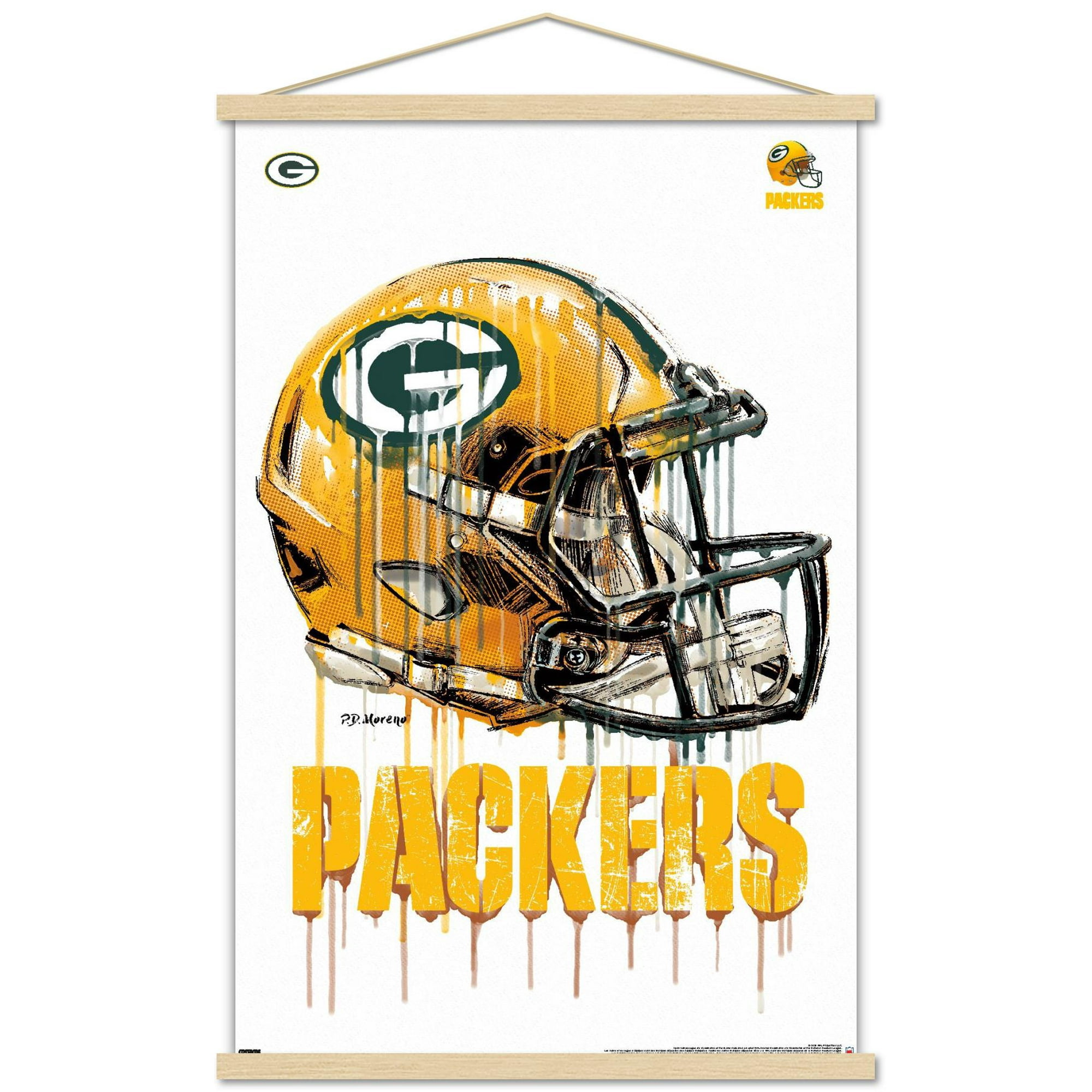 Green Bay Packers LED Wall Helmet