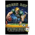 thumbnail image 1 of NFL Green Bay Packers - End Zone 17 Wall Poster with Push Pins, 22.375" x 34", 1 of 6