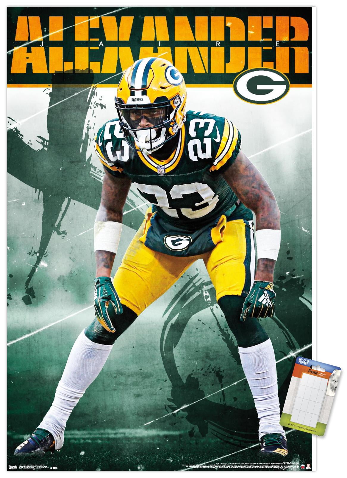 NFL Green Bay Packers - Jaire Alexander 19 Wall Poster, 22.375" x 34"
