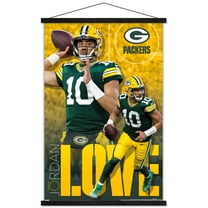 NFL Green Bay Packers - Jordan Love 24 Wall Poster with Magnetic Frame, 22.375" x 34"